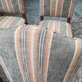 Lot of 6 sheep bone chairs