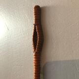 Vintage rattan mirror 16cm