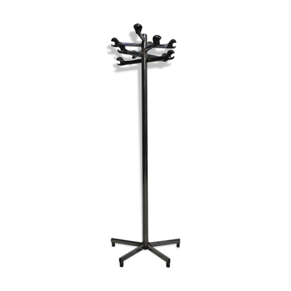 Porte-manteau debout de chrome de chrome de cru