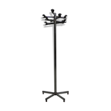 Vintage chrome standing coat rack