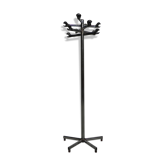 Vintage chrome standing coat rack
