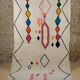 Tapis azilal Tissé main traditionnelle taille 150 x 250 cm