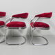 Set of 4 dining table chairs