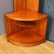 Scandinavian angle design shelf in mahogany 1960