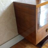 Art-deco walnut dressing table from the 1930s