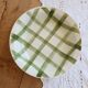 Vintage hollow round serving dish - Green Tablecloth model