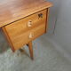 Scandinavian vintage 1960s desk with removable shelf