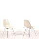 Ensemble de 4 chaises Eames en fibre de verre avec base en H pour Fehlbaum par Herman Miller