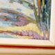 Oil painting on Swedish panel from the mid-century "Forest Landscape" - Vintage and framed