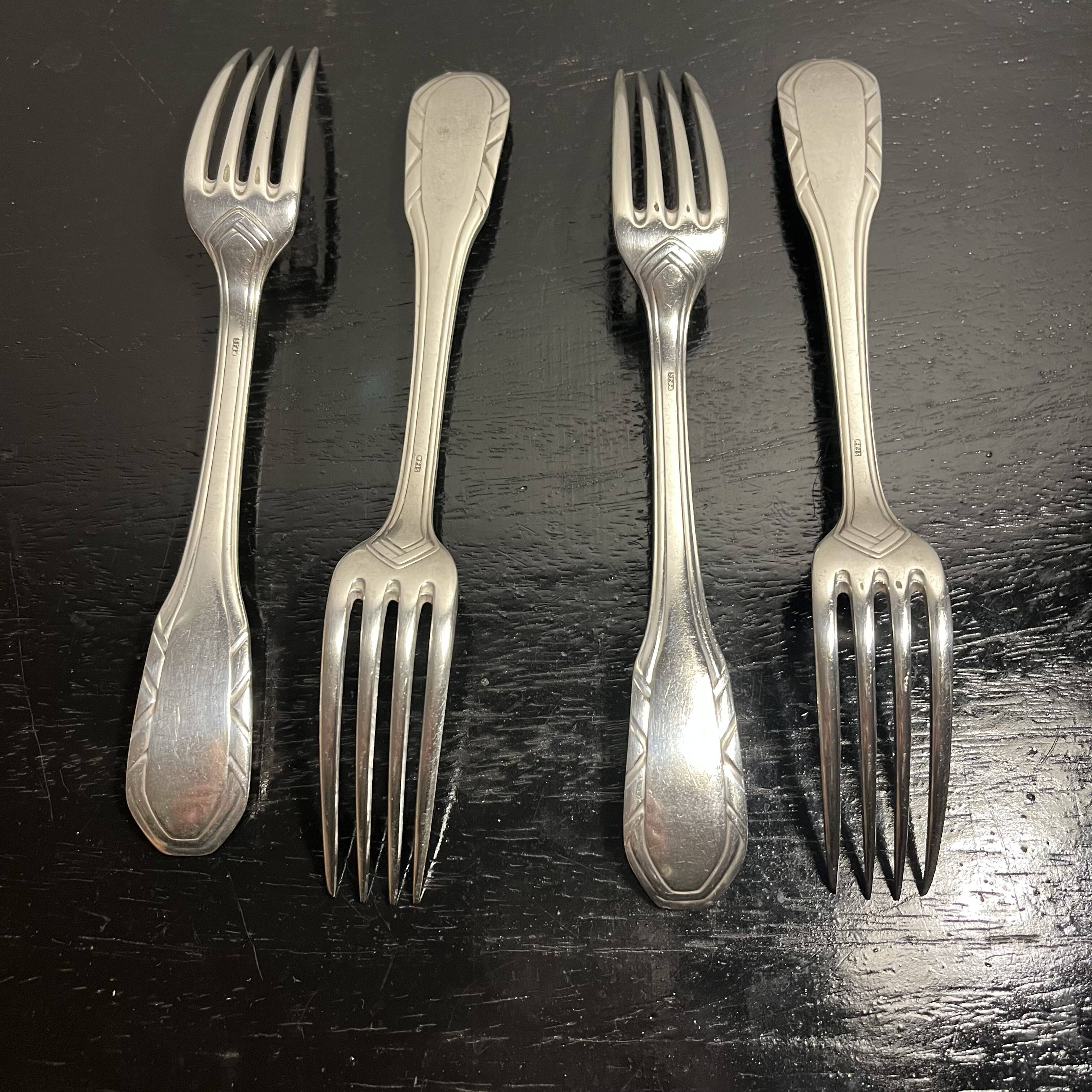 silver forks