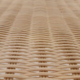 Chauffeuses en rotin de Gregorio Vicente Cortes et Luis Onsurbe pour Metz and Co, design néerlandais 1961