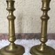 Pair of brass candlestick