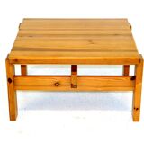 Table basse en pin,  Suède, 1970