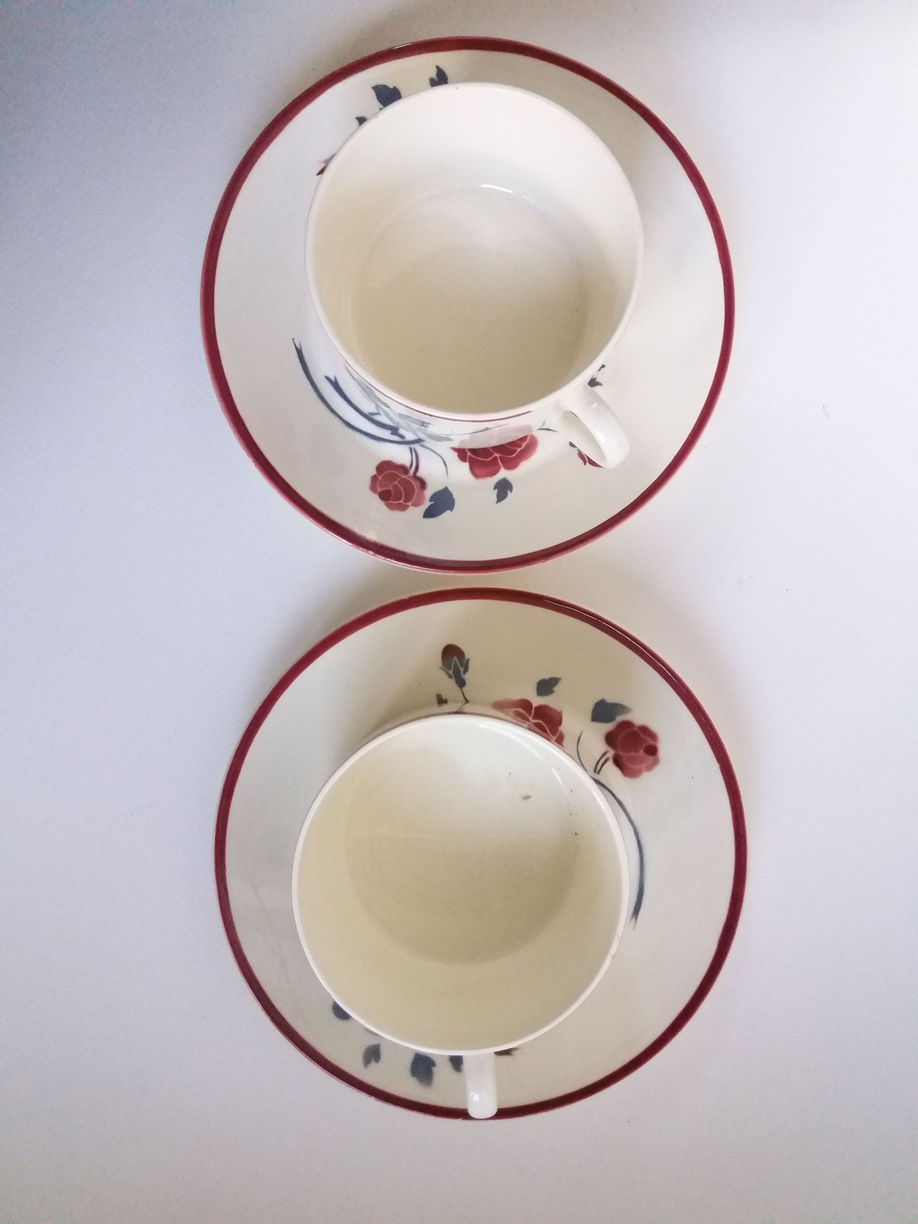 Pair of breakfast cups