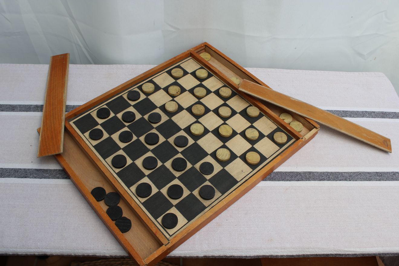 Old checkers game