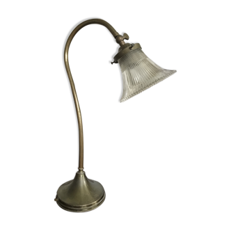Brass desk lamp