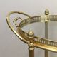 Oval brass trolley from Maison Baguès.