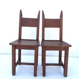Lot 2 wooden chair