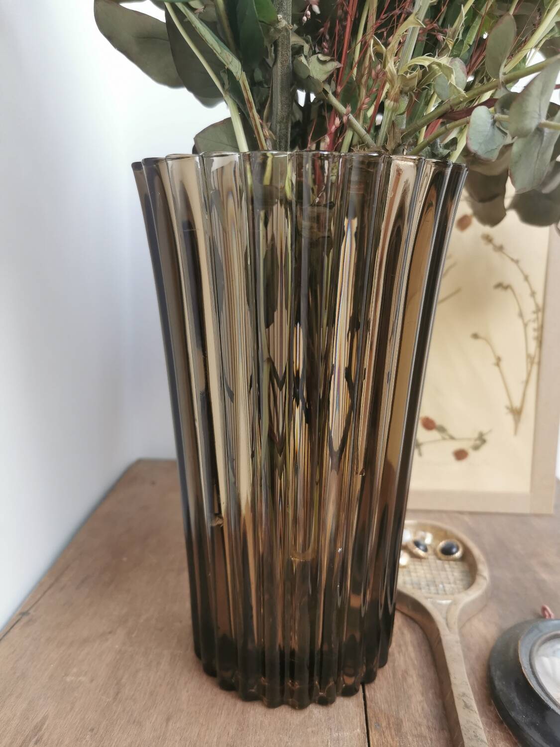 Smoked vase