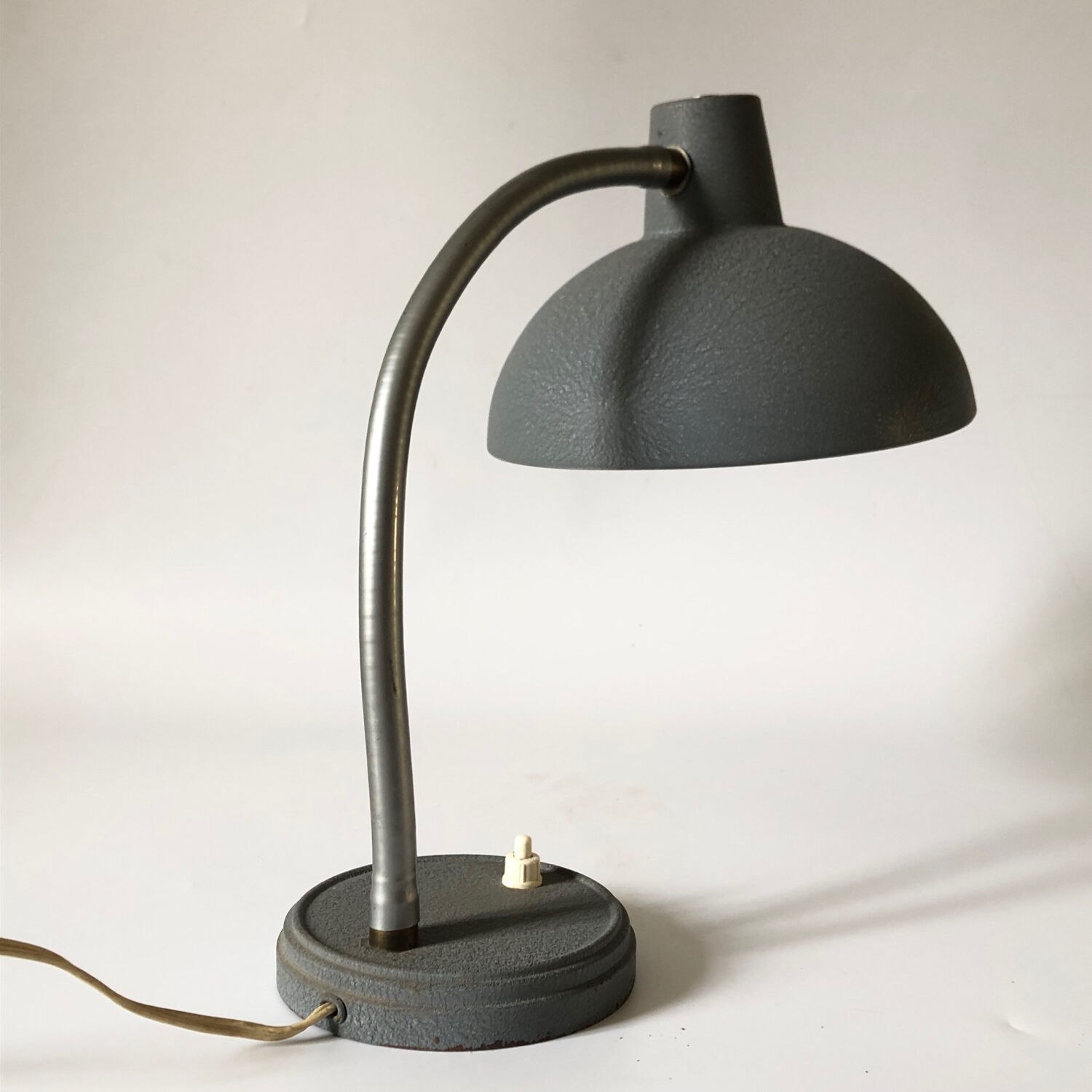 Lampe articulée vintage couleur bleu gris