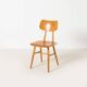 Midcentury dining chair from TON, beech and plywood, Czechoslovakia, 1960s