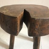 Brutalist tripod coffee table