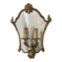 Wall lamp in Louis XV style in brass, shell decoration.