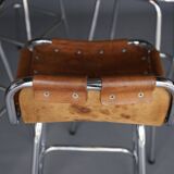 Dal Vera 'Les Arcs' barstools handpicked by Charlotte Perriand. Set of 4