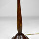 Art Deco fluted foot lamp, France, circa 1925