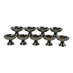 Lot de 9 coupelles en