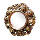Mirror sun style bulging convex