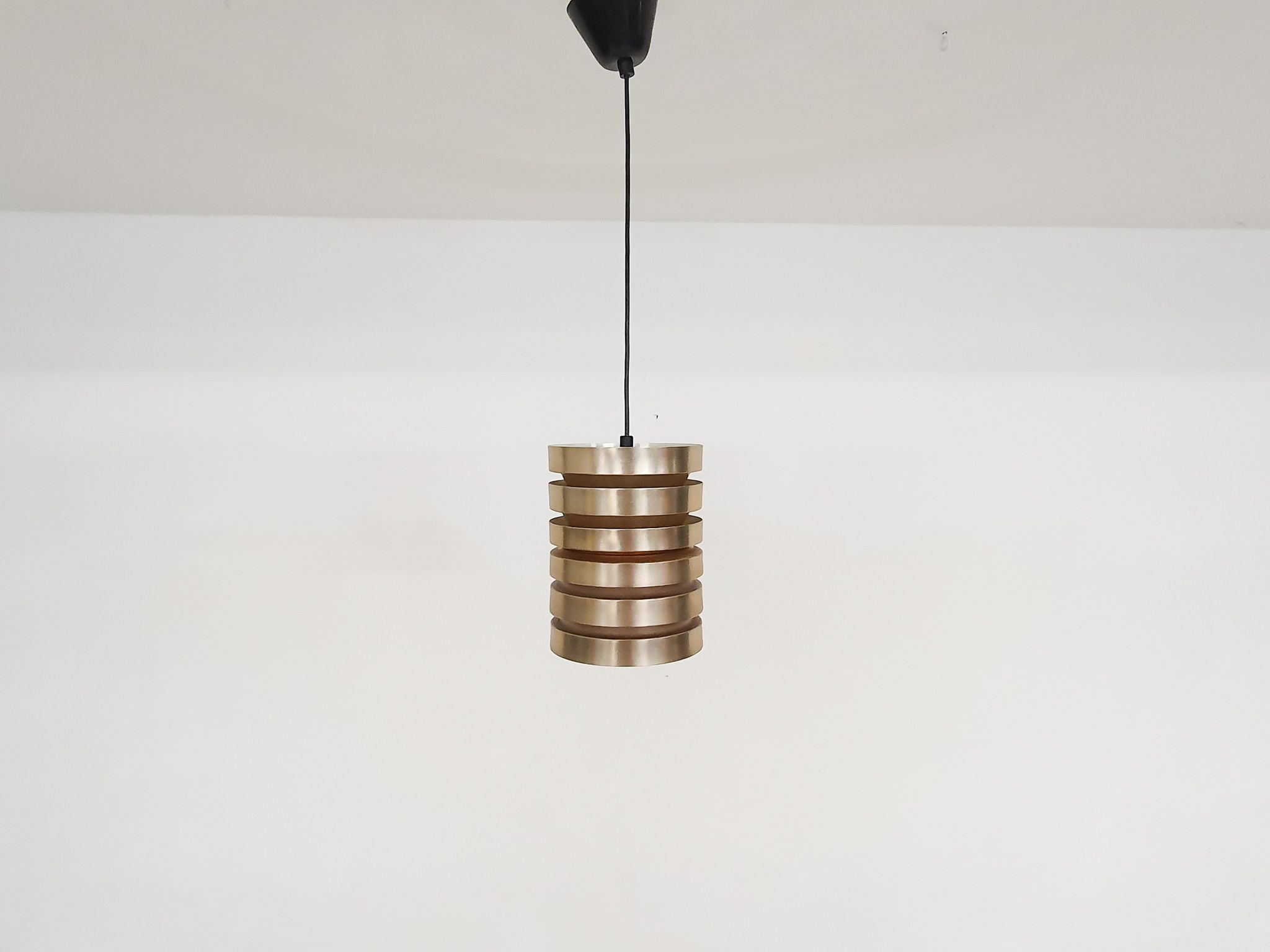 Granhaga Carl Thore Sweden brass pendant light from the 1960s
