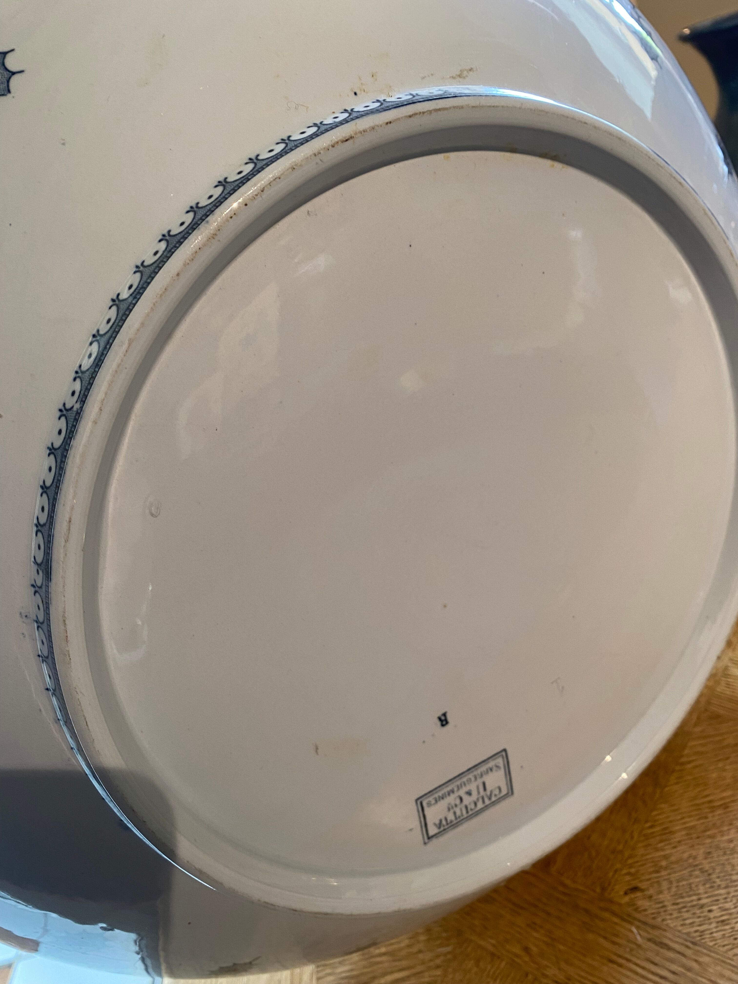 Faience salad bowl Napoleon III