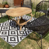 Rattan table year 60