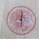 Plat a anse en verre rose