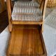Art Deco wooden compartmented servant