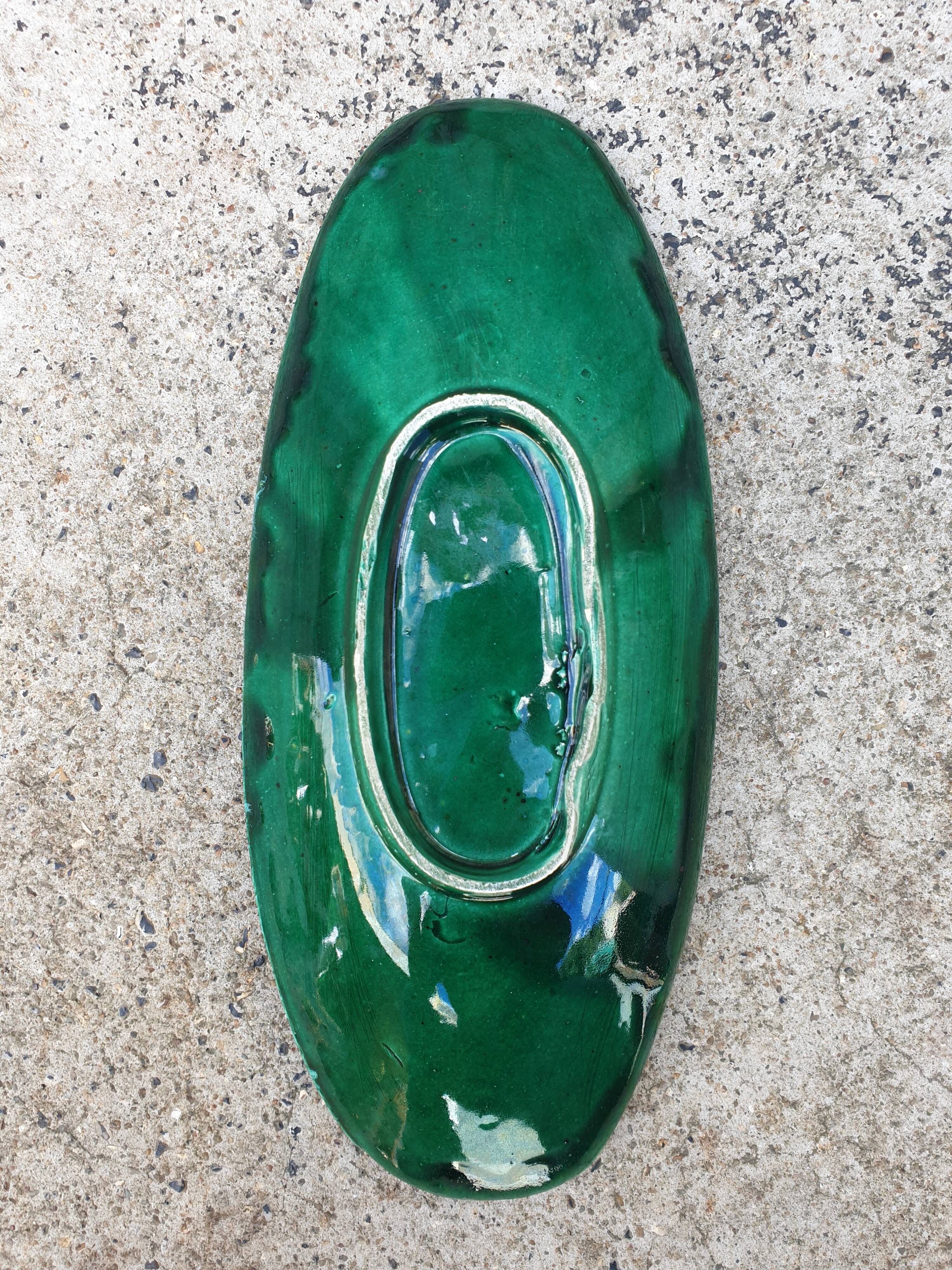 Ceramic dish Vallauris 1960s, fish