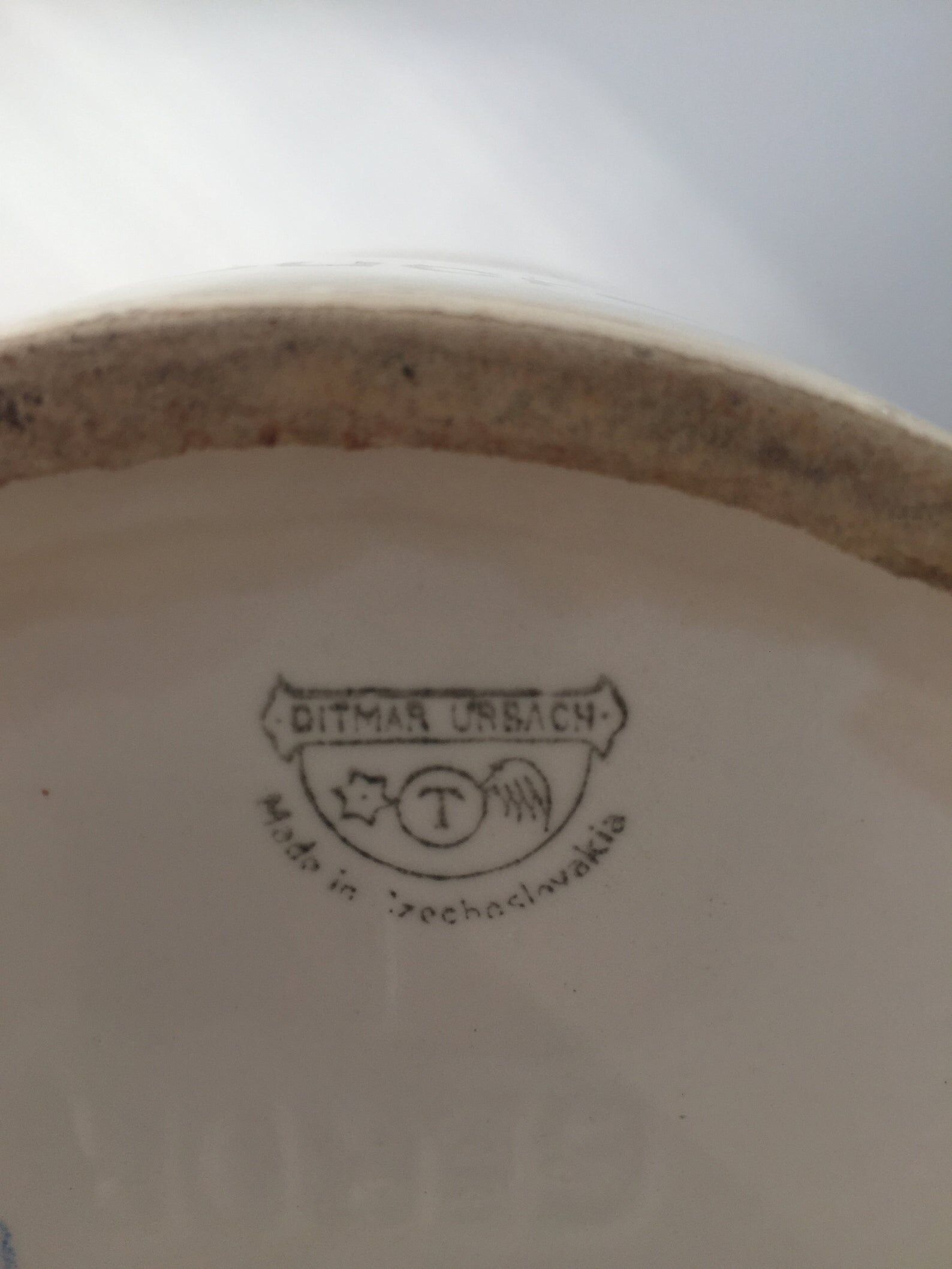 Pots in earthenware coffee sugar flour