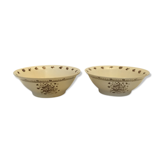 Set of 2 Gien bowls