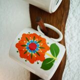 Series of six mugs