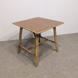Square bamboo table