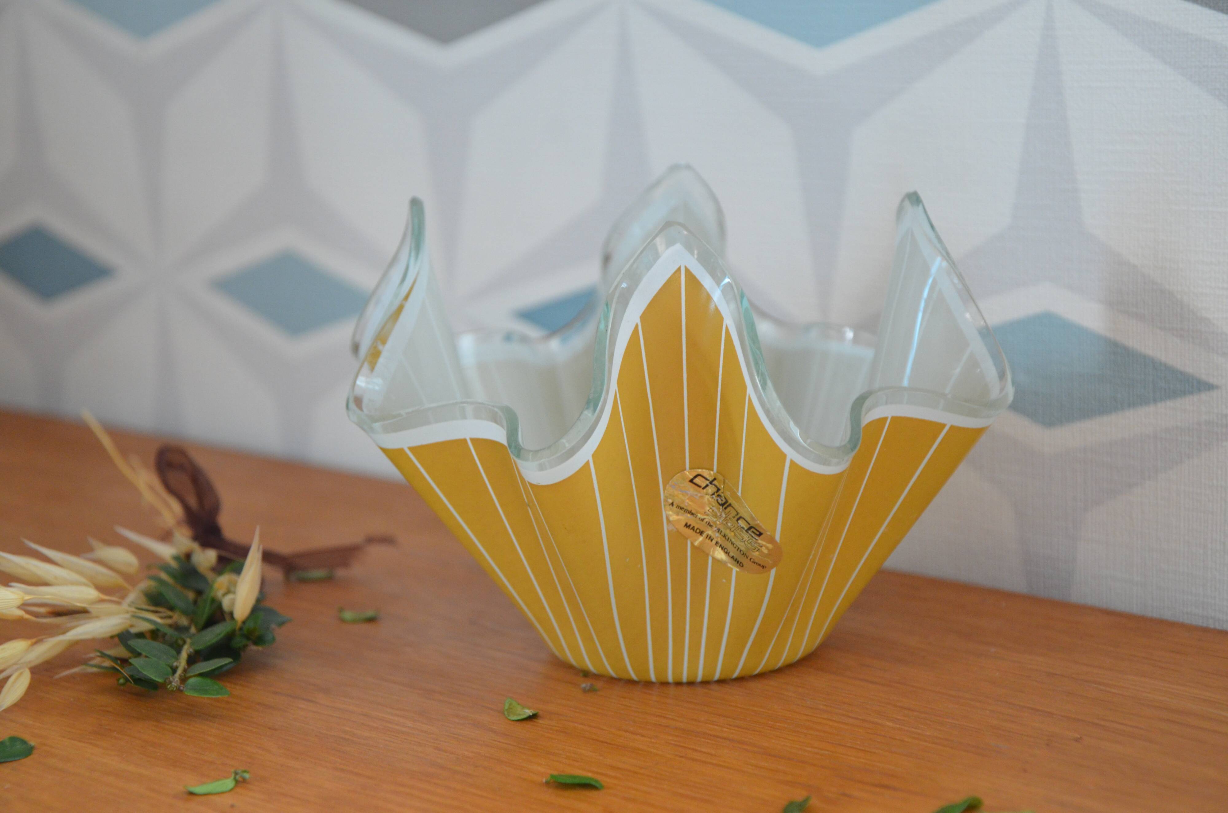 Chance Brothers handkerchief vase