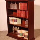 Bibliothèque Ouverte En Acajou 19° Siècle-angleterre