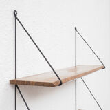 Wall shelf, 1960s, solid beech wood