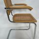 Chaise Cesca modèle Marcel Breuer avec accoudoirs B64