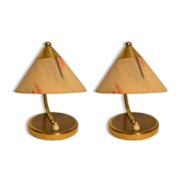 Paire de lampes à poser années 50