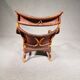 Lounge chair and footstool designed by Yuzuru Yamakawa rattan and bamboo