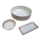 Sink and soap dish from the Saint Amand pottery, 1930.