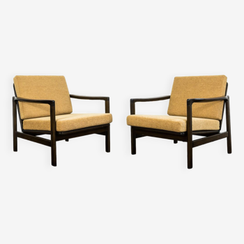 Pair of B-7522 armchairs by Zenon Bączyk 1960s