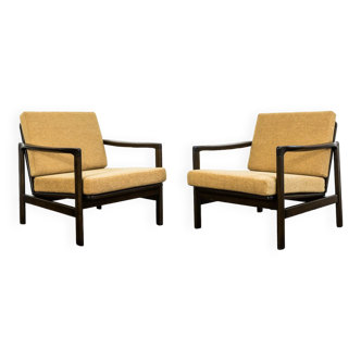 Pair of B-7522 armchairs by Zenon Bączyk 1960s